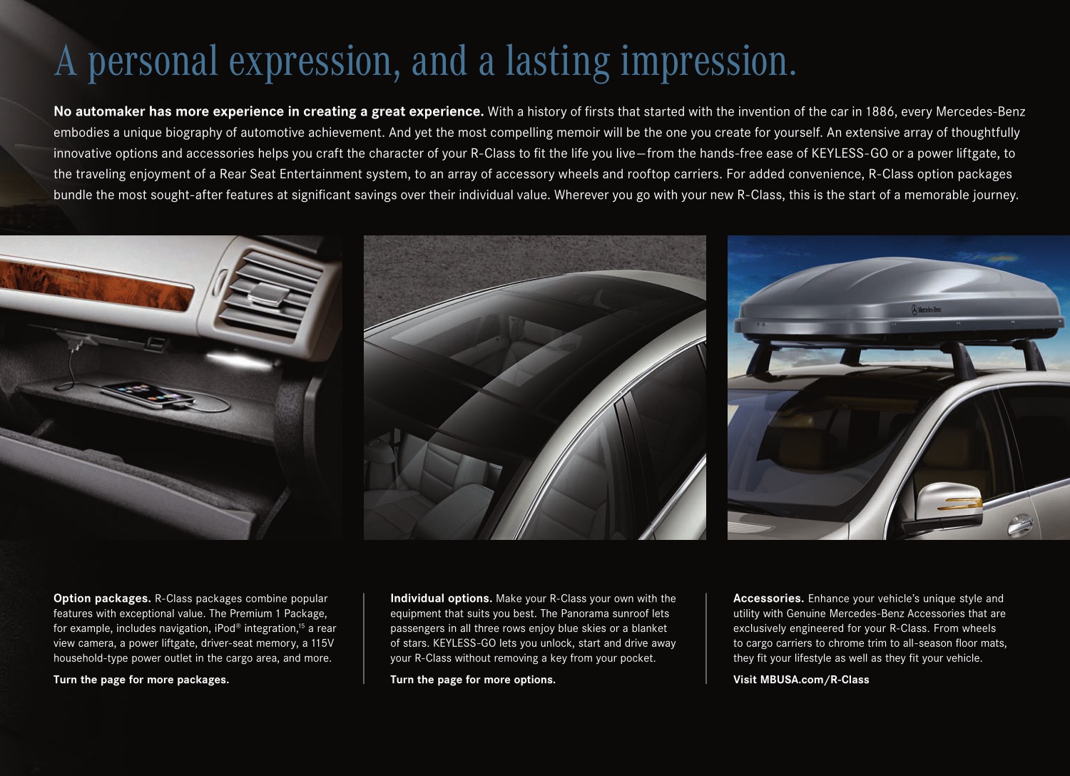 2011 Mercedes-Benz R-Class Brochure Page 5